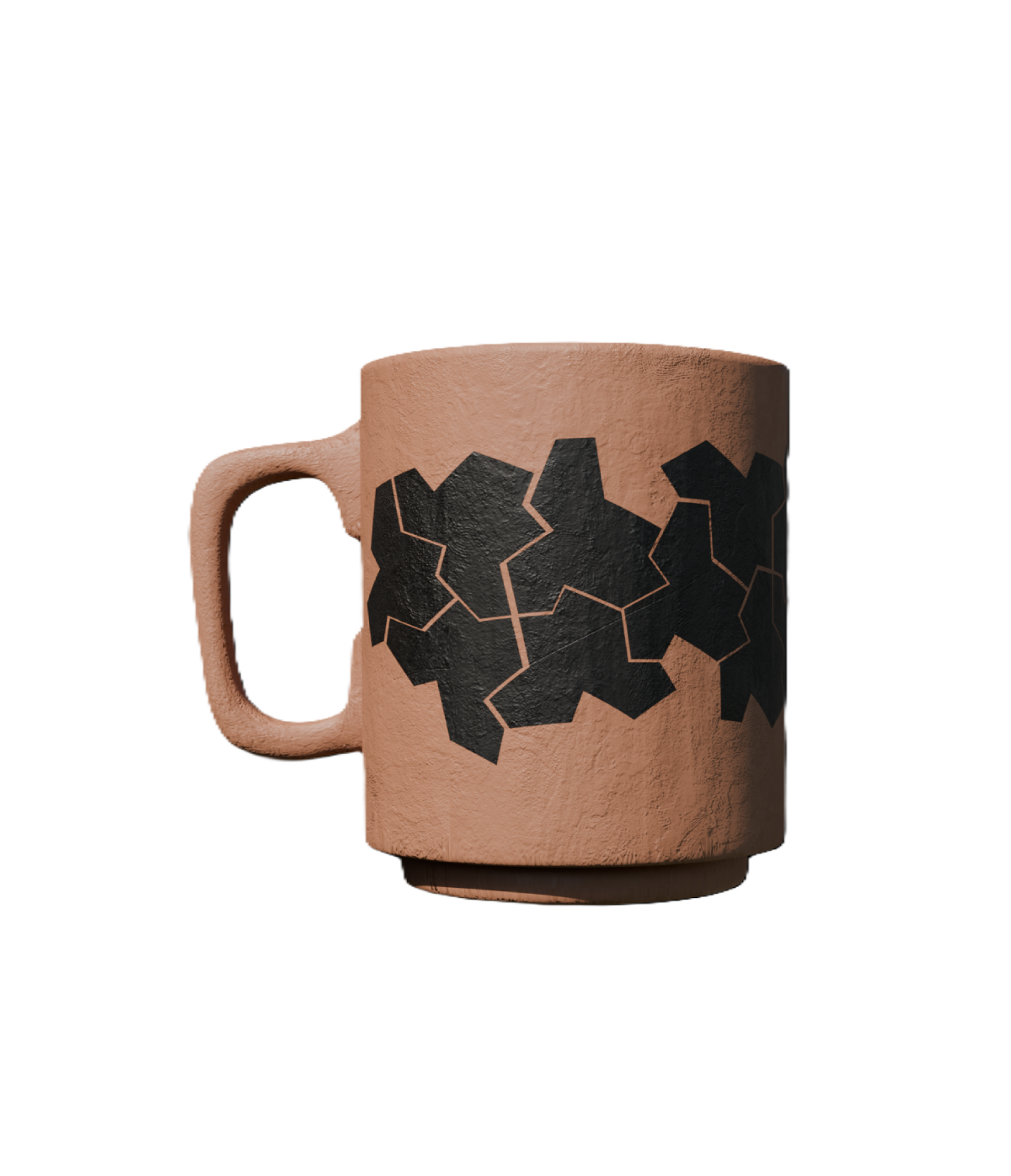 Terracotta mug view 1