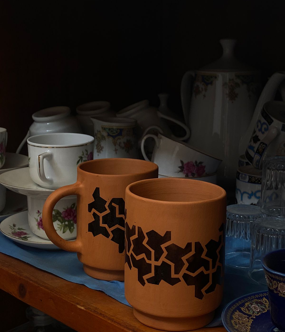 Terracotta mug view 2